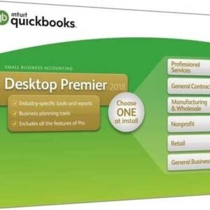 Intuit QuickBooks Premier 2018 (3 User) (UK Version) I Digital Download I 422433